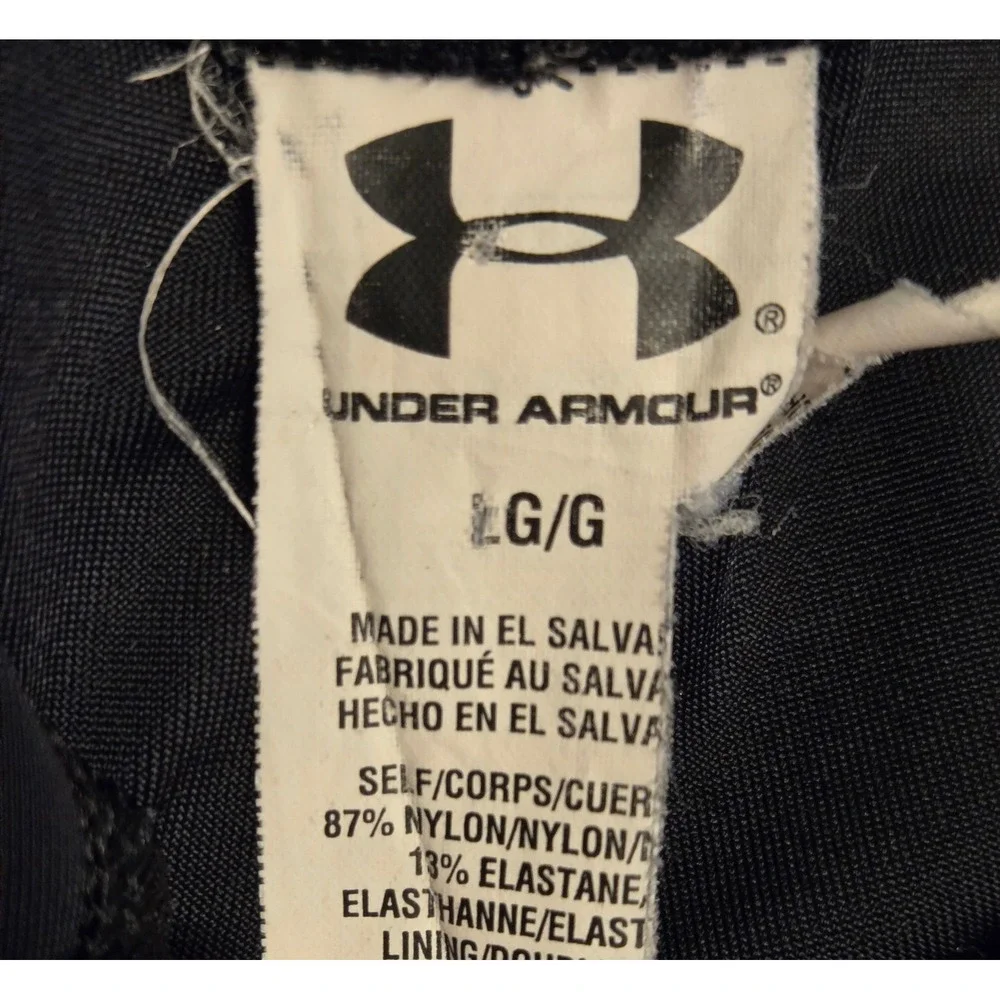 Under Armour Shortie Compression Shorts Women's Size Large‎ Black